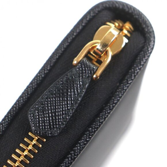 Prada Nylon Leather Zip Around Long - Picture 8 of 10